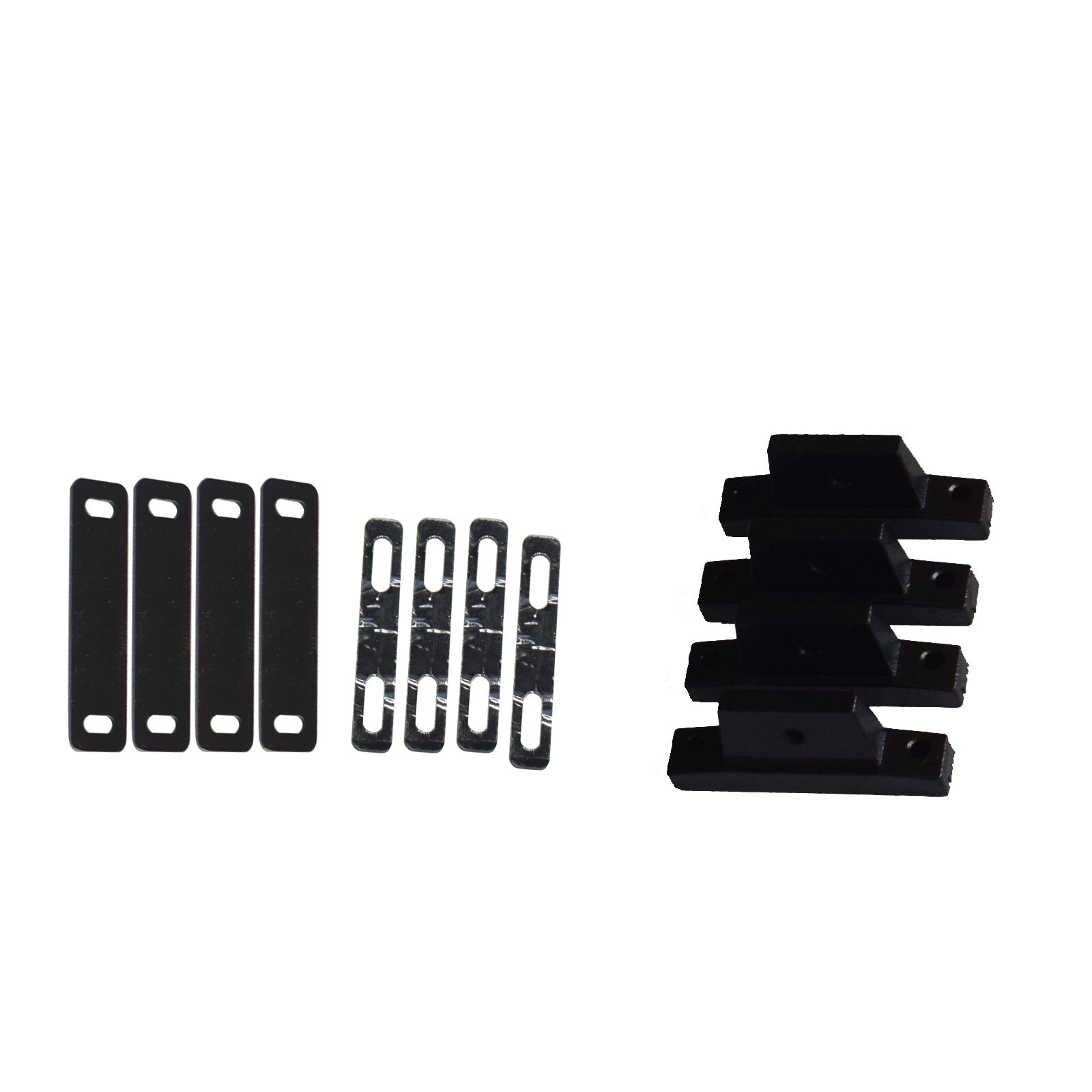 Roof rack brackets for roof channel clearance