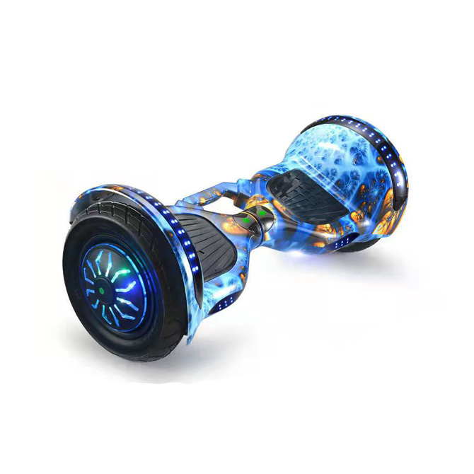 10" Hoverboard Scooter W/ Golden Safe Lever Self Balancing Bluetooth Skateboard Blue Phoenix image