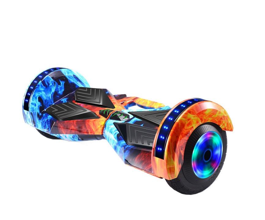 8" Hoverboard Scooter Self Balancing Electric Bluetooth Skateboard HoverBoard Ice & Fire image