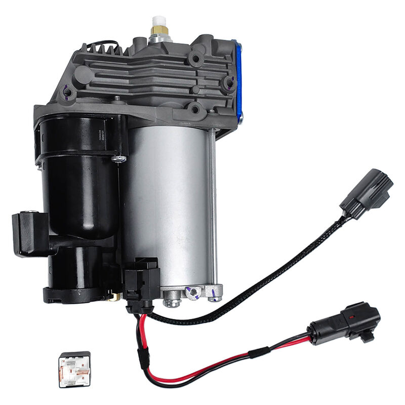 Air Suspension Compressor With Relay Fit For Land Rover Discovery LR3 LR4 L319 Range Rover Sport L320 2004-2016 LR015303 image