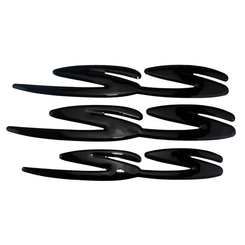 Gloss Black SS Badge Set Ute Sedan Wagon Fit For Holden Commodore VT VU VX image
