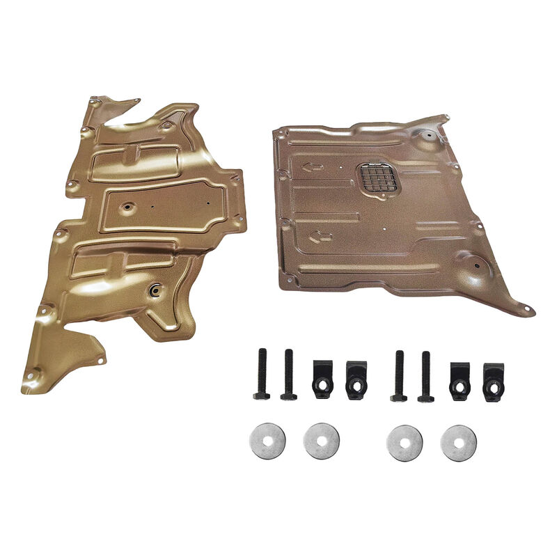 Front & Rear Skid Plate Under Engine Guard Cover Fit For Tesla Model 3 & Y 2017-2024 image