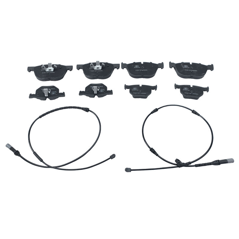 8Pcs Front & Rear Brake Pads With Wear Sensor Fit For BMW X5 E70 F15 F85 X6 E71 F16 F86 34114074370 image