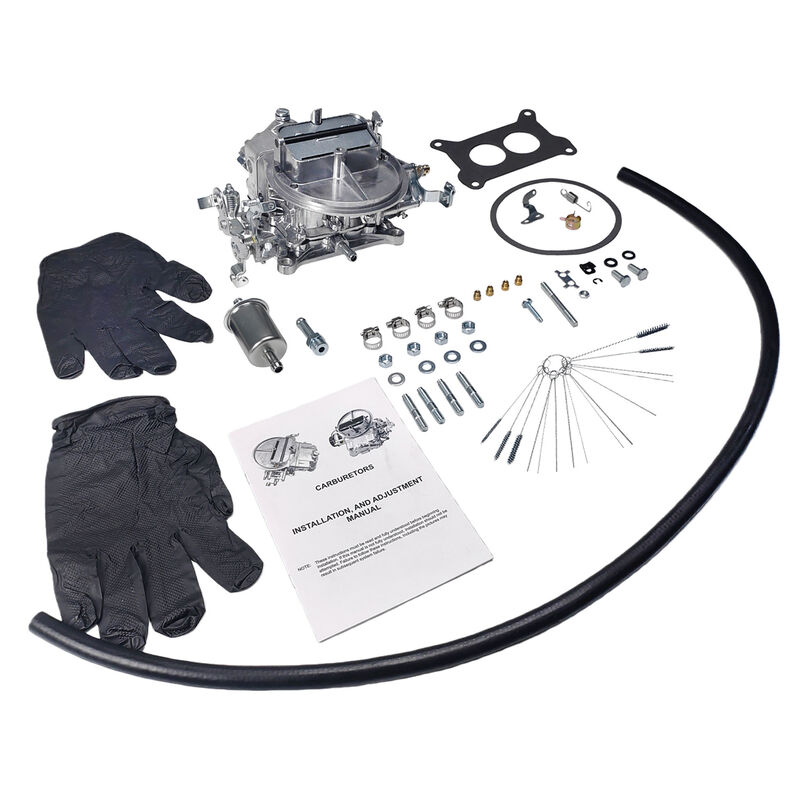 2 Barrels Carburetor 500 CFM 2BBL Manual Choke Fit For Holley FR-4412S  image