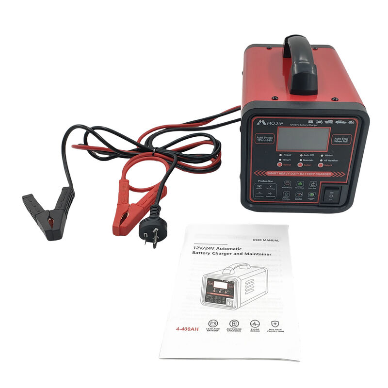 12V 24V Car Battery Charger Fit For Lead-acid Batteries Repair Boat Caravan Truck image