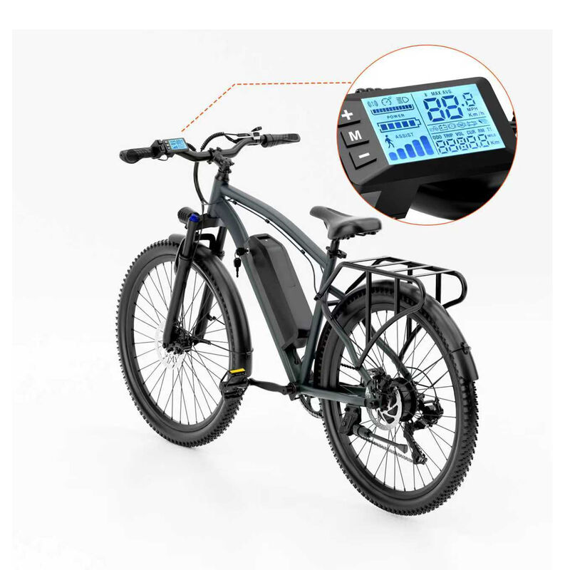 Black Adult Electric Bike 26'' 1500W Brushless Motor EBike Off Road 7 Speed Mountain Ebike image