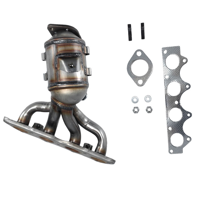 Exhaust Manifold & Catalytic Converter Fit For Hyundai Accent Veloster For Kia Rio Soul 1.6L 2011-2017 image