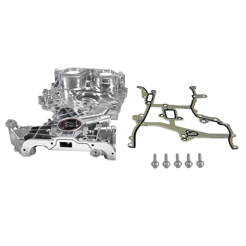 Front Timing Chain Cover Oil Pump With Gasket Fit For Chevrolet Cruze Sonic Trax 1.4 2011-2022 25195406 image
