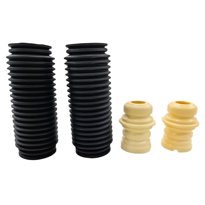 2Pcs Front Bump Stop + Dust Cover Left & Right Hand Side Fit For BMW X3 E83 X5 E53 31303411973 1998-2010 image