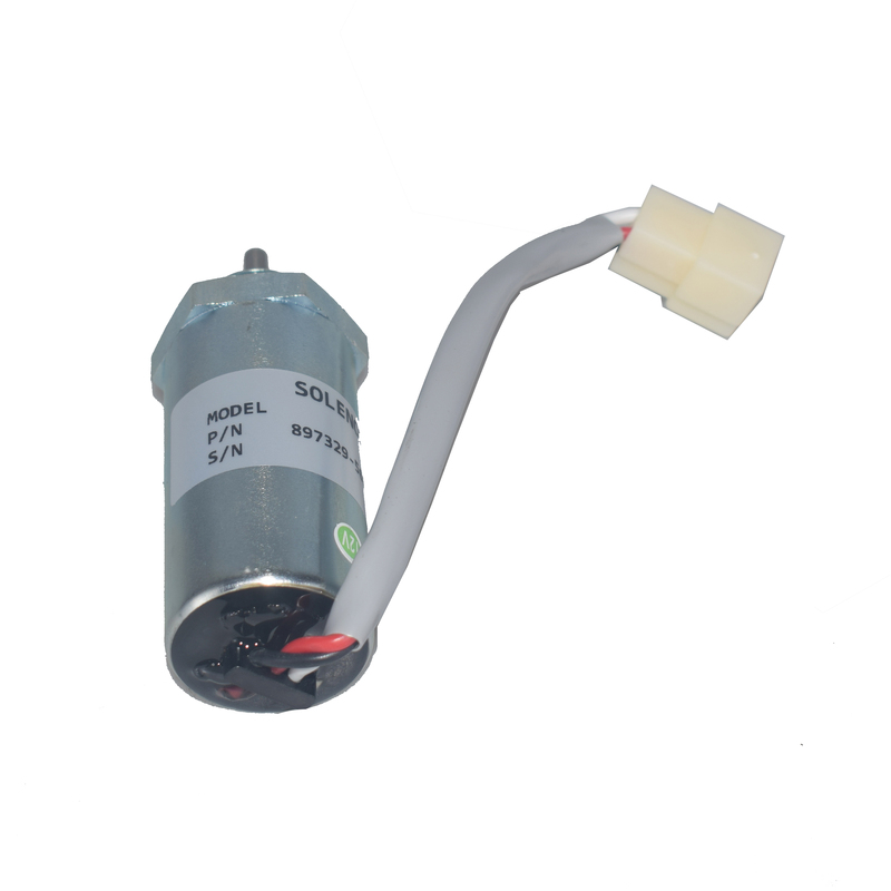 Fuel Shut Off Solenoid Fit For Isuzu Engines 3LD1 3LD2 4LE1 3LB1 897329-5680 12V image