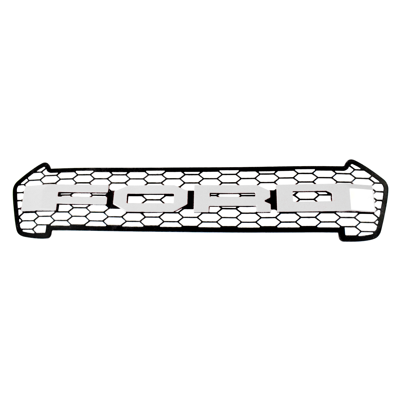 Front Grill Fit For Ford RANGER PX2 MK2 T6 XLT PX UTE WILDTRAK 2015-2018 (MATT BLACK WHITE LETTERS) image