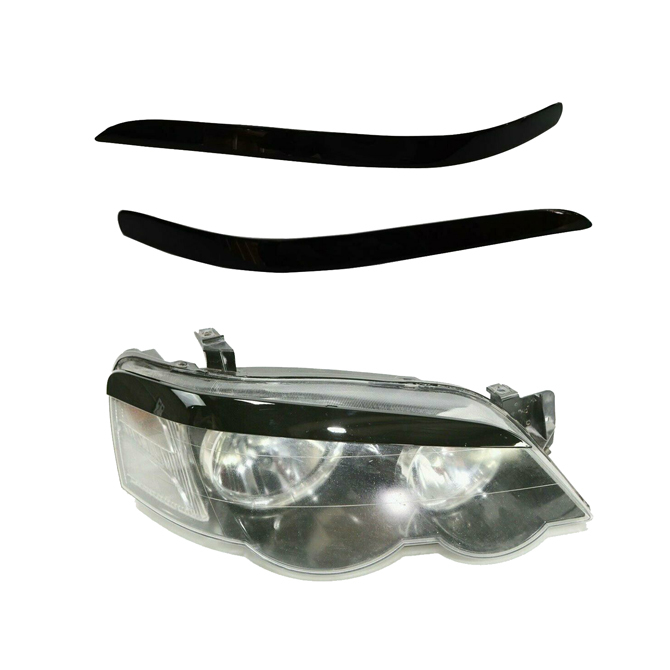 Pair Headlight Eyelids Eyebrows Fit For Ford Falcon BA BF Series FPV Sedan Ute XT XR image