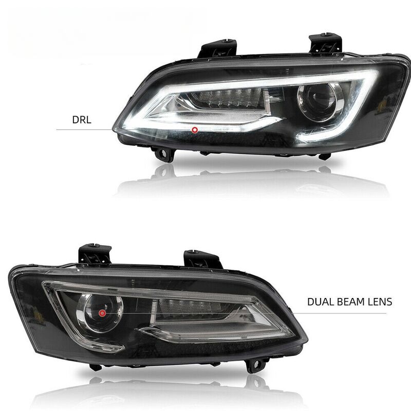 DRL LED Projector Headlights Fit For Holden Commodore VE HSV SV6 SV8 S1 S2 2006-2013 image
