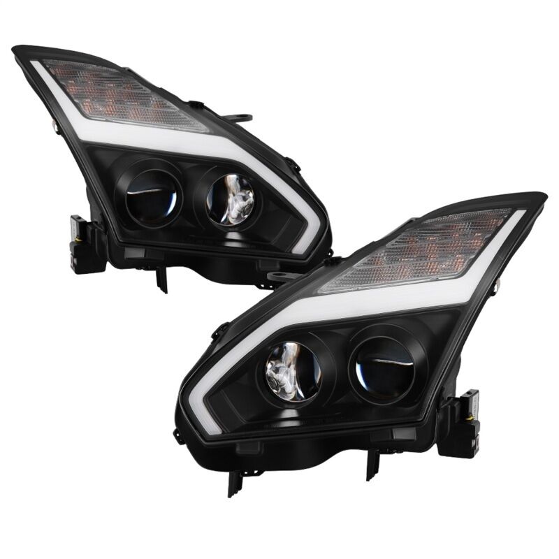 LED DRL Dynamic Projector Headlights Fit For Nissan GTR R35 GT-R 2007-2014 image
