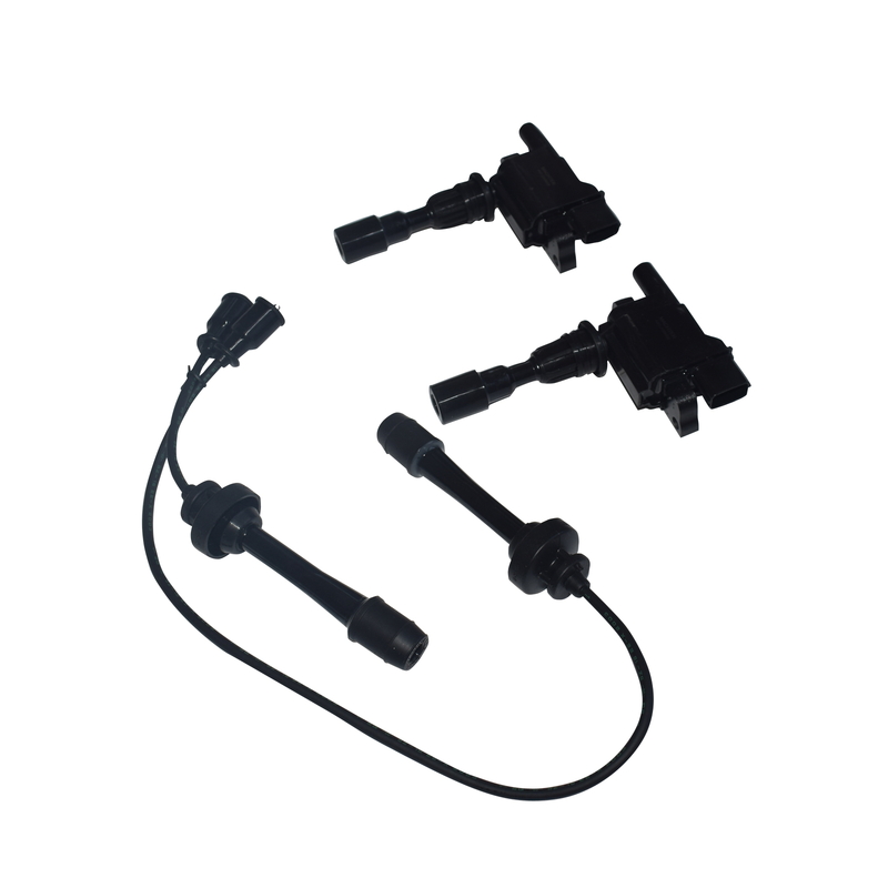Ignition Coils & Gun Leads Fit For Ford Laser Mazda 323 Astina Protege 1.8L image