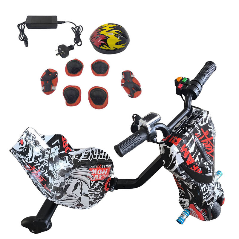 Electric Drift Go Kart For Kids 3 Wheel Ride On Trike With Bluetooth & 350W Pirate image