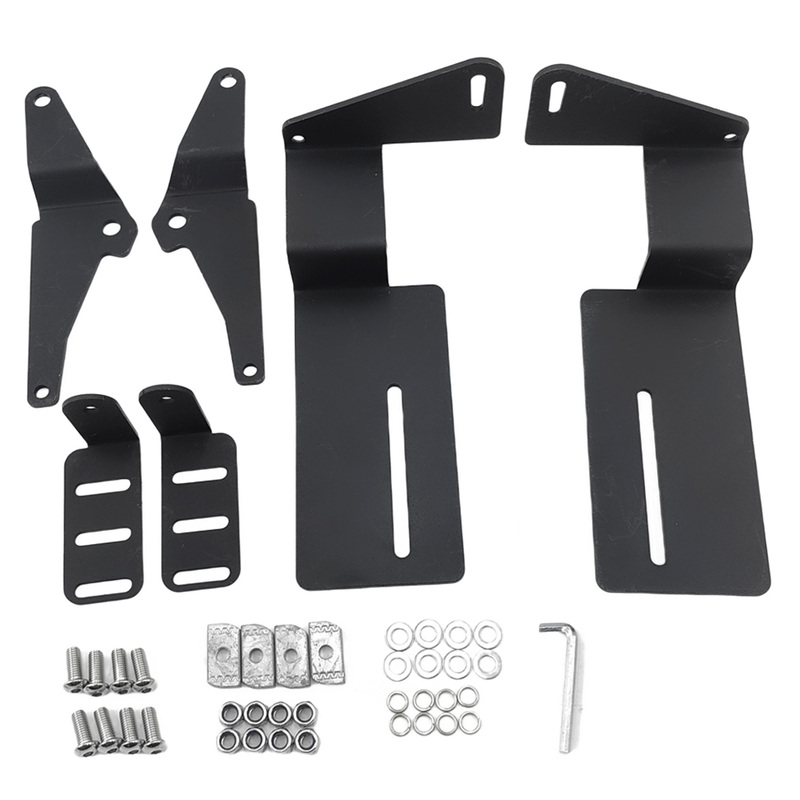 Pair LED Light Bar Brackets Fit For Rhino Rack Platform V2.0 image