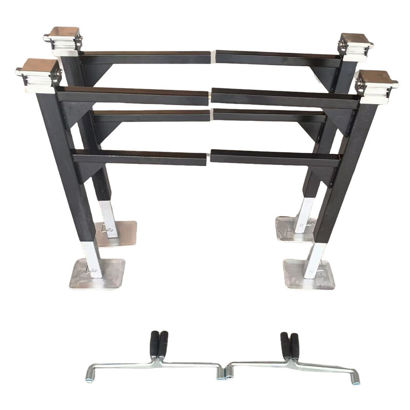 4 Pcs Heavy Duty Lift Off Jack Off Legs Adjustable Fit For Caravan Canopy image