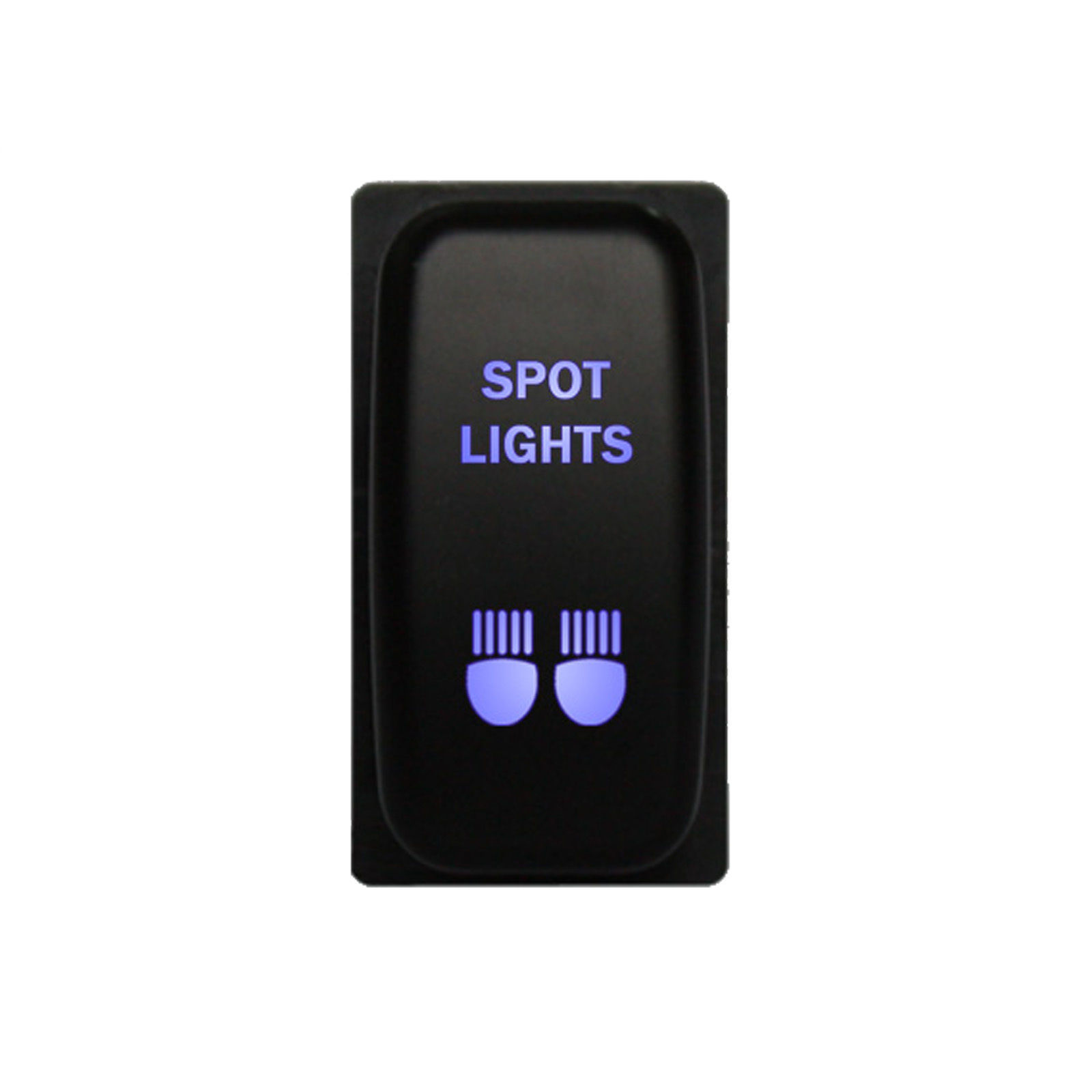 Fit For Mitsubishi 12V 3A Push Switch Blue SPOT LIGHTS Pajero Triton ML,MN Endeavor image