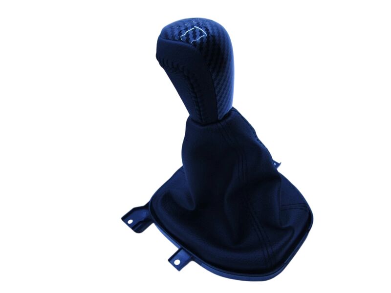 Carbon Manual Shifter Gear Knob With Boot And Frame Fit For Holden Commodore VE V6 SV6 image