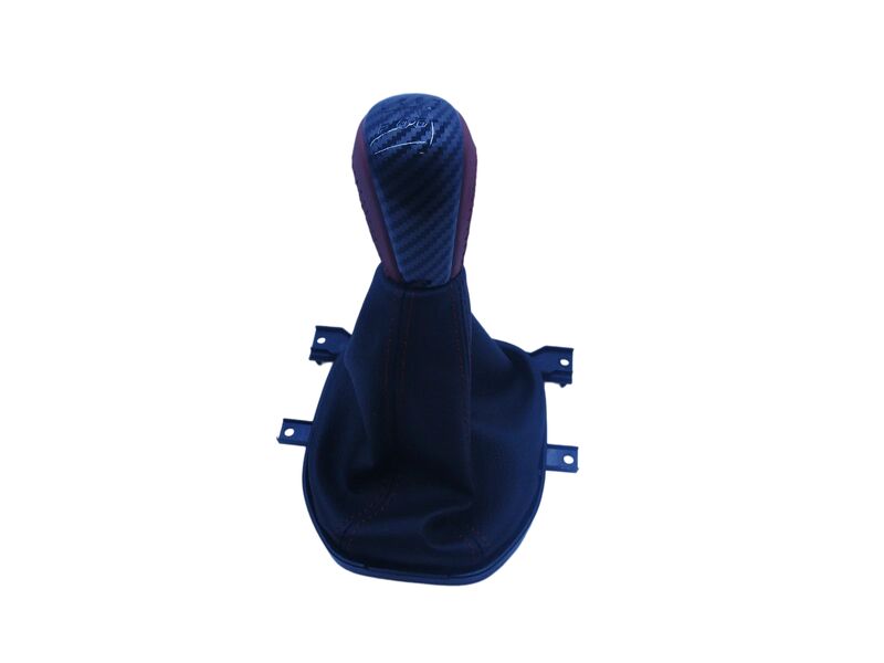 Carbon And Red Manual Gear Shift Knob Fit For Holden Commodore VE V8 All Models image