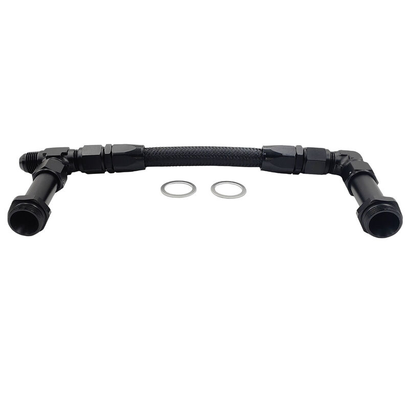 1 x Carburettor Fuel Inlet Rail Kit -8AN 241mm Fit For Holley Dual Fuel Line 4150 image