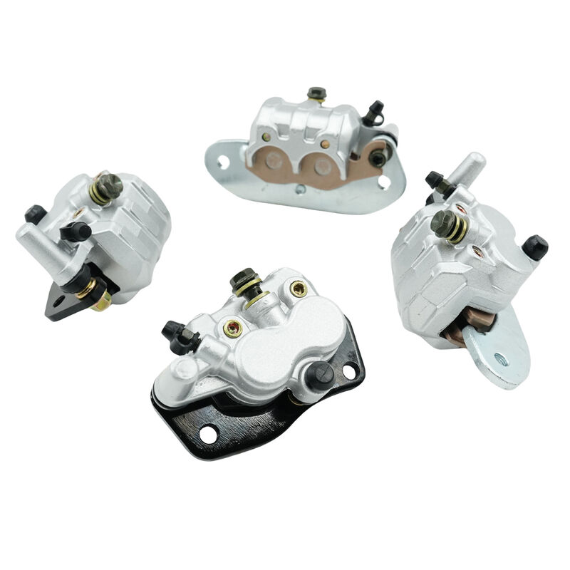 Front & Rear Brake Calipers Fit For Yamaha Rhino 700 YXR70 With Pads 2008-2013 image
