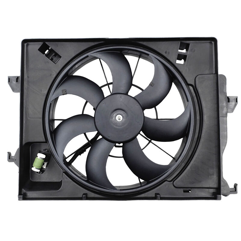 Radiator Fan Assembly Fit For Hyundai Accent RB Veloster For Kia Rio UB 1.4L 1.6L 253801R050 2011-2019 image