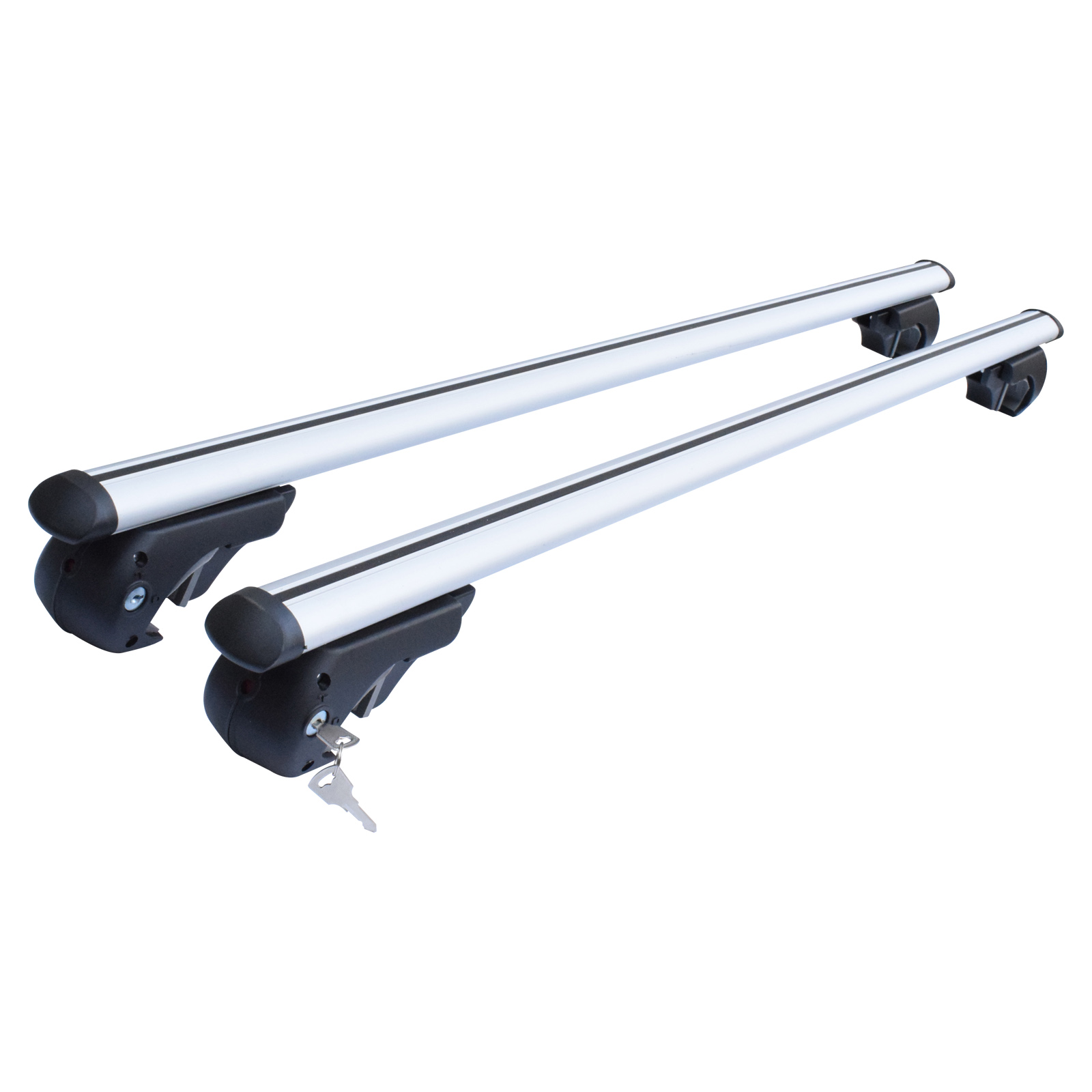 1350mm Universal Aluminium Alloy Roof Racks Cross Bars Lockable Car Top Rack New image