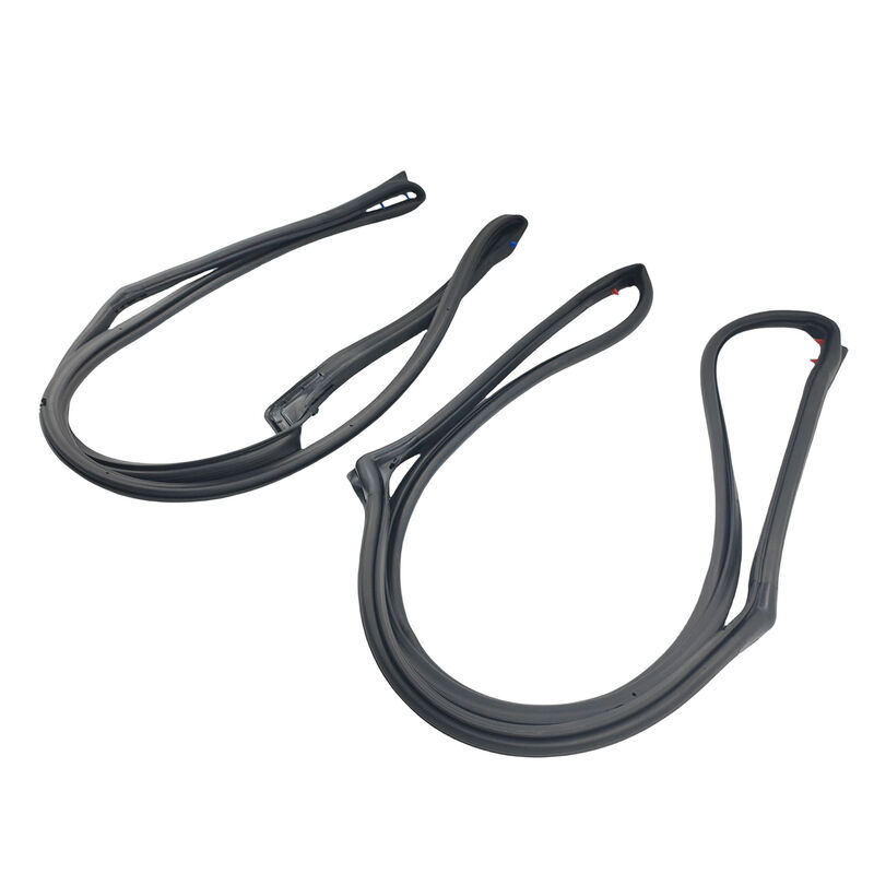 2 Pcs Front Door Weatherstrip Gasket Seal Fit For Jeep Wrangle JK 2007-2018 55395274AW image