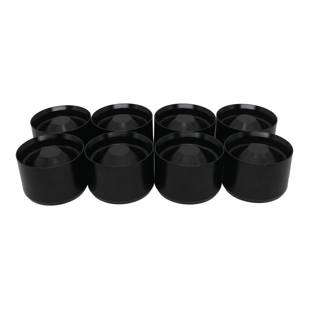 8X Black Aluminum Storage Cups Fit For NAPA 4003 / WIX 24003, OD: 1.797" +/-.004 image
