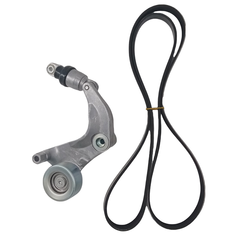 Tensioner Pulley & Serpentine Drive Belt Kit Fit For Honda Civic 2006-2011 1.8L image