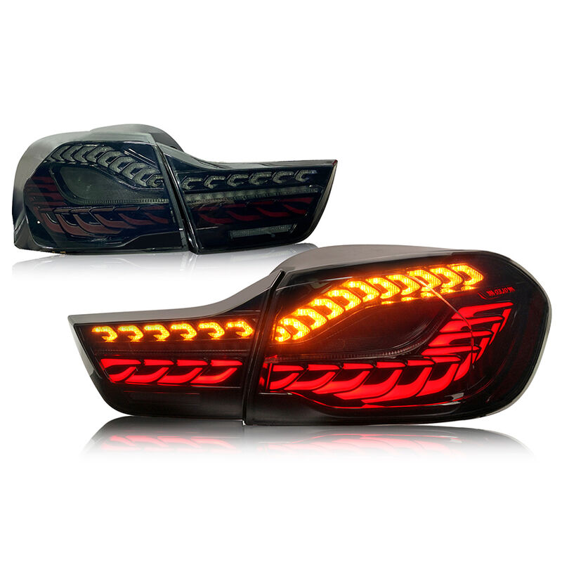 Smoke 3D OLED Sequential Tail Lights Fit For BMW F32 F33 F82 F83 M4 4 Series 2014-2020 image