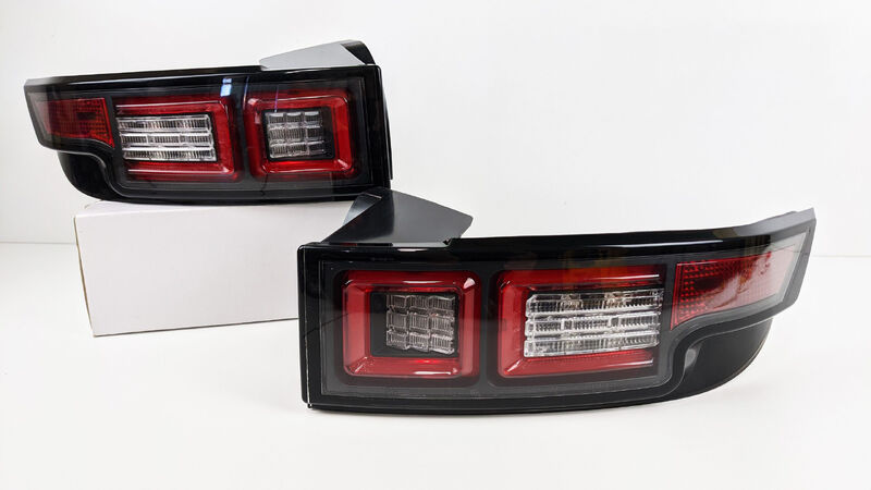 Black LED Tail Lights Fit For Land Rover Range Rover Evoque L538 Series 1 2011-2015 image