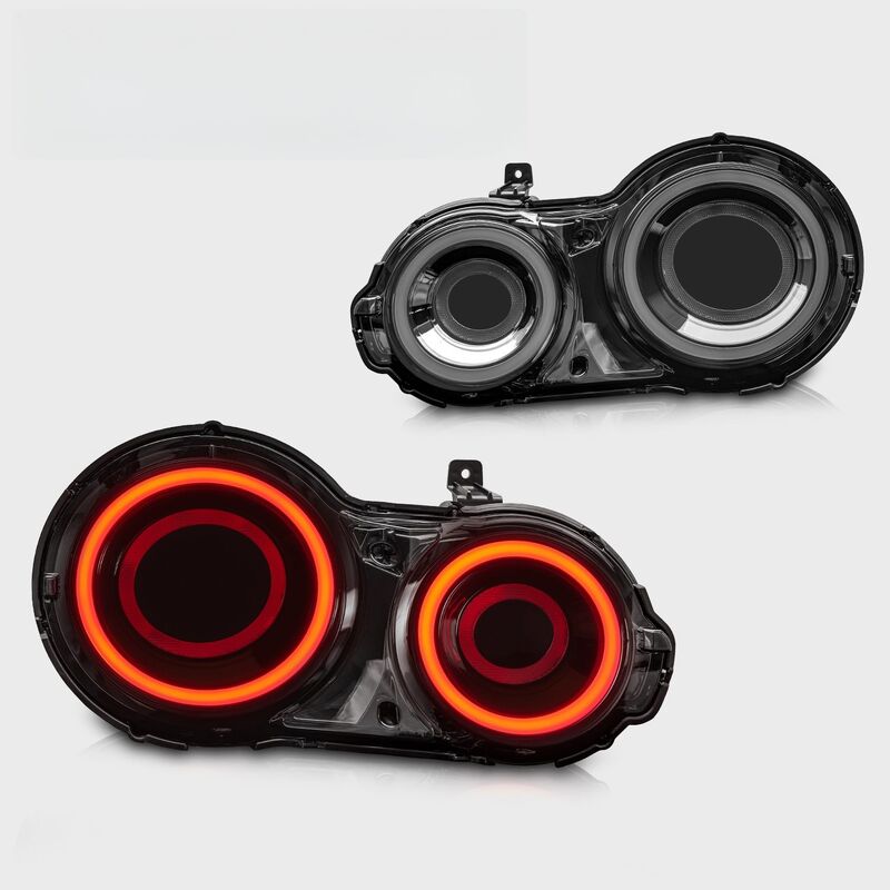 HRS Smoke 3D LED Taillights Fit For Nissan GTR R35 – The Elite Series 2007-2024 image