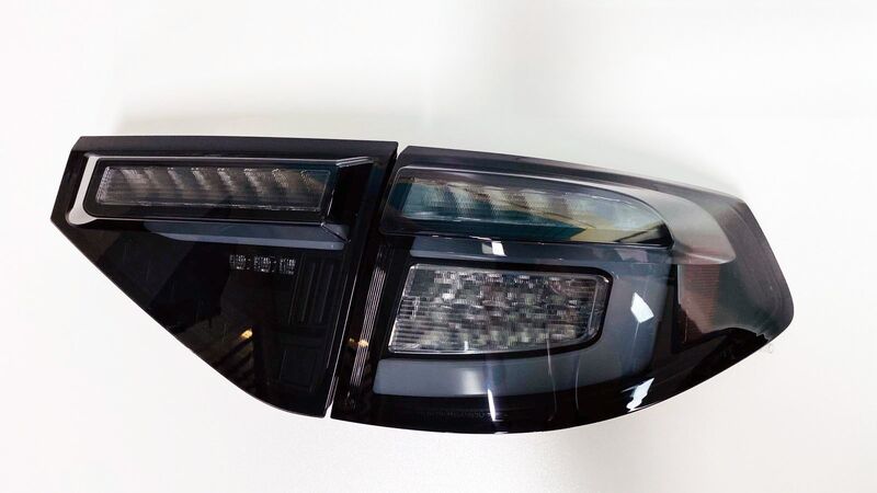 Black Edition 3D Dynamic Indicator LED Taillight Fit For Subaru Impreza WRX RS STI Hatchback image