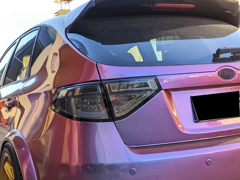 3D Dynamic Indicator Smoke LED Tail Light Fit For Subaru Impreza WRX STI Hatchback G3 2008-2013 image