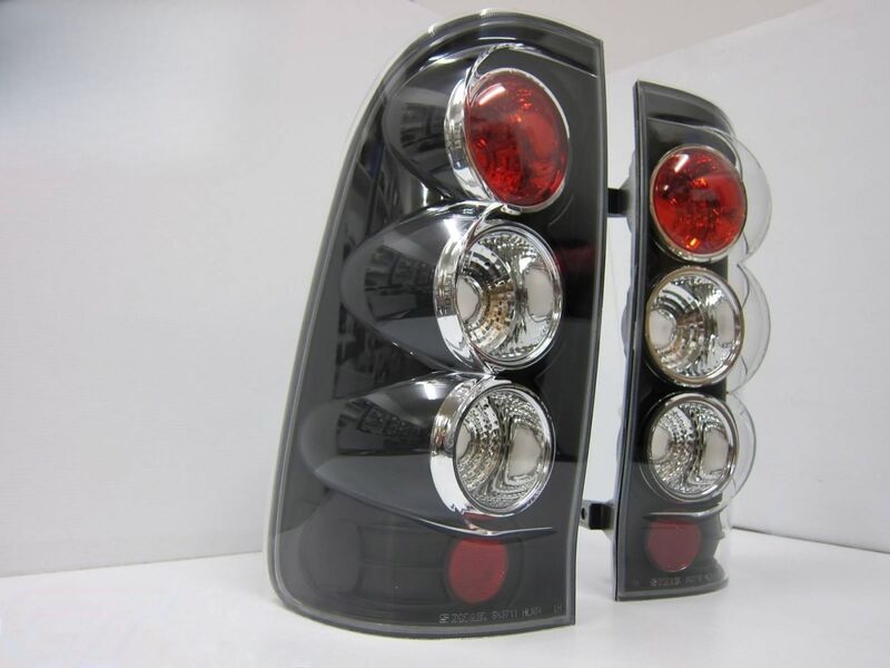 Black Altezza Tail Lights Fit For Toyota Hilux SR5 VIGO 2005-2015 image