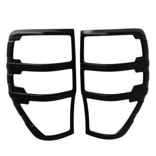 Tail Light Trim Cover Fit For Ford Ranger PX PX2 MATT Black Protector 2012-2018 image