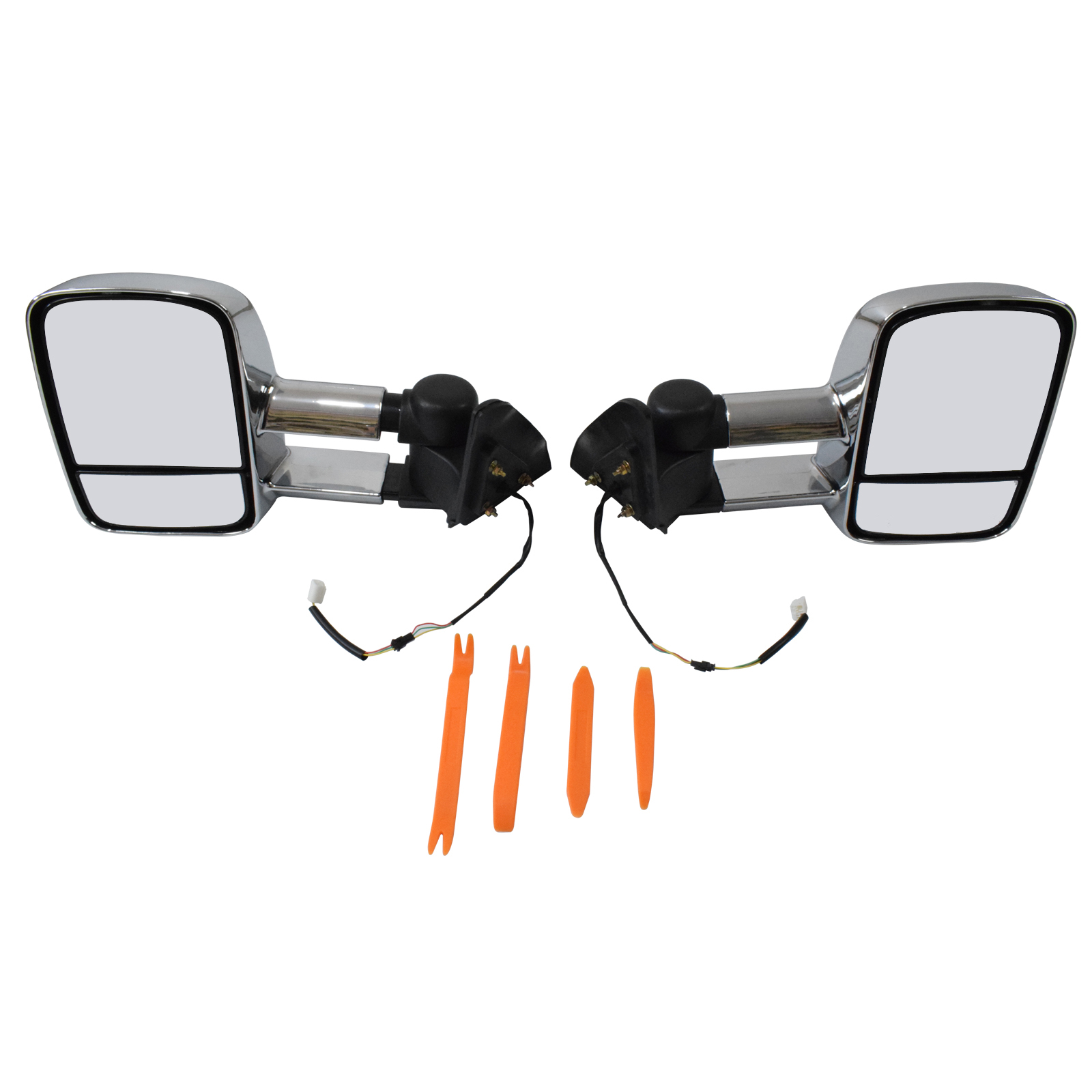 fit for Toyota Prado 120 Series 03-09 Towing Extendable Mirror L&R Set image
