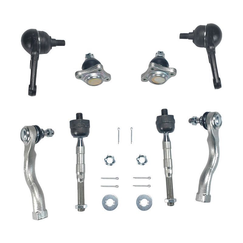 8Pcs Steering Rack Tie Rod Ends Ball Joints Fit For Mitsubishi Pajero NM NP NS NT 05/2000-03/2010 image