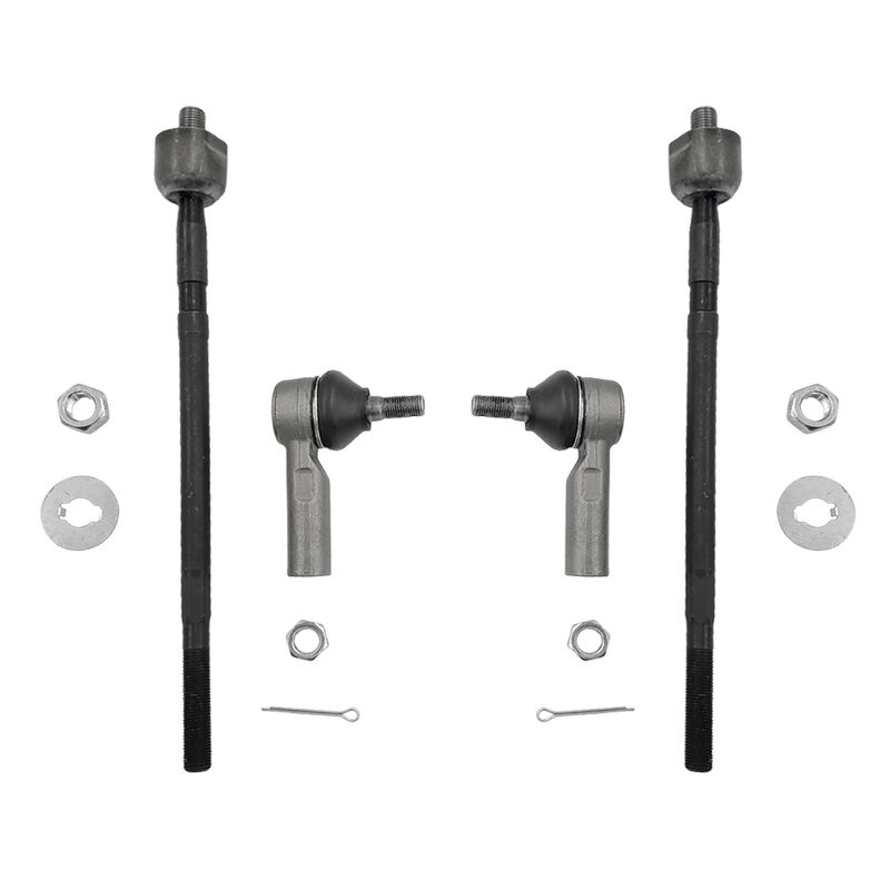 4Pcs Outer Tie Rod End Front Rack End Fit For Toyota Echo Yaris NCP13 2000-ON image