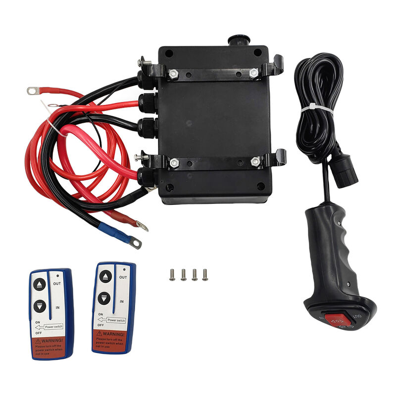 12V Winch Control Box & Wireless Remote 9000 10000 11000 12000 13000 14500lbs image
