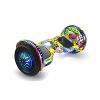 10" Hoverboard Scooter W/ Golden Safe Lever Self Balancing Bluetooth Skateboard Hip-pop