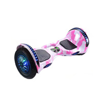 10" Hoverboard Scooter W/ Golden Safe Lever Self Balancing Bluetooth Skateboard Pink-camouflage