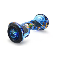 10" Hoverboard Scooter W/ Golden Safe Lever Self Balancing Bluetooth Skateboard Blue Phoenix