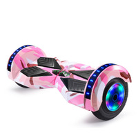 8" Hoverboard Scooter Self Balancing Electric Bluetooth Skateboard HoverBoard Pink Camouflage