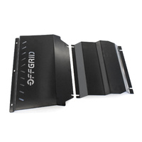 Steel Bash Plate Fit For Mitsubishi Triton ML MN 2006-2015 Front Sump Guard Black