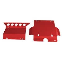 Bash Plate Front Sump Guard Fit For Toyota Hilux 2005-2015 Red 3mm Vigo KUN16 26 New