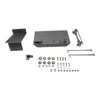 Dual Battery Tray Kit Fit For Toyota Hilux 2015-ON GUN123 GUN126 1GDFTV 2.8L Silver
